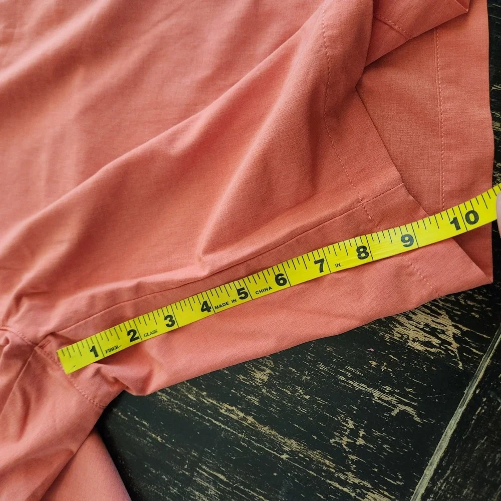 Peter Millar Golf Shorts Mens 32 Performance Luxury Sport Salmon Orange MF23EP01